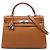 Hermès Brown Togo Kelly II Retourne 32 Marrone