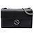 Gucci Black Medium Leather Dollar Interlocking G Crossbody