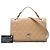 Chanel Beige CC Bicolor Quilted Caviar and Grosgrain Top Handle Flap - vista 7