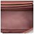 Chanel Brown Mini Square Classic Metallic Striped Patent Single Flap Marrone Bronzo - vista 4