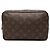 Louis Vuitton Brown Monogram Trousse Toilette 23 Marrone