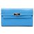 Hermès Blue Epsom Kelly Longue Wallet