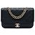 Chanel Black Large CC Quilted Caviar Studded Single Flap Nero