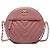 Chanel Pink Chevron Lambskin Round As Earth Crossbody Rosa