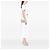 Chanel Mini Quilted Calfskin Crystal Pearls Chain Flap Bianco - vista 6