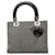 Dior Gray Medium Tweed Lady Dior Marrone