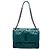 Saint Laurent Niki in pelle di vitello grana grossa verde Medium Verde scuro