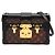 Louis Vuitton Brown Monogram Petite Malle Marrone