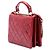 Chanel Red Large Quilted Glazed Calfskin Reissue 2.55 Rita Top Handle Flap - view 2