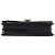 Chanel Black Quilted Patent Golden Class East West Wallet on Chain Nero - vista 3