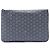 Goyard Gray Goyardine Senat MM Marrone