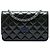 Wallet On Chain Chanel Cartera con Cadena Reissue 2.55 de charol acolchado verde Verde oscuro