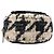 Clutch Rotonda Chanel Beige CC in Tweed Matelassé e Shearling con Catena - vista 3