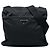 Borsa a tracolla Prada in Tessuto nera con zip Nero