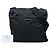 Borsa a tracolla Prada in Tessuto nera con zip Nero - vista 7