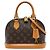 Louis Vuitton Brown Monogram Alma BB Marrone