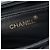 Chanel Black Medium Quilted Lambskin Resin Chain Single Flap Nero - vista 5