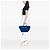 Céline Celine Blue Medium Suede Phantom Luggage Tote - vista 5