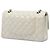 Chanel White Medium Classic Iridescent Caviar Double Flap Bianco Crudo - vista 2