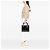 Dior Black Medium Glazed Calfskin Lady Dior Nero - vista 6