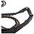 Chanel Gabrielle Hobo Small aus gestepptem grauem Kalbsleder Braun Anthrazitgrau - Ansicht 13