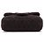 Chanel Brown Extra Mini Quilted Wool Single Flap Marrom Castanho escuro - vista 3