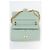 Mademoiselle Borsa Chanel 2.55 Classic Flap Verde Menta Lambskin Medium Verde chiaro - vista 11