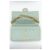 Mademoiselle Borsa Chanel 2.55 Classic Flap Verde Menta Lambskin Medium Verde chiaro - vista 15