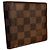Portafoglio Louis Vuitton Damier Ebene Marrone