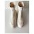 Khaite Stivaletti platform in pelle beige - vista 3