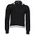 Salvatore Ferragamo Ferragamo Strick-Poloshirt mit langen Ärmeln aus schwarzer Viskose