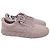 Off White Sneakers basse Vulcanized Off-White in camoscio rosa - vista 3