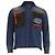 Camicia in denim Dolce & Gabbana DG Army Collection con patch in cotone blu
