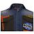 Camicia in denim Dolce & Gabbana DG Army Collection con patch in cotone blu - vista 2