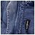 Camicia in denim Dolce & Gabbana DG Army Collection con patch in cotone blu - vista 6