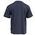 T-shirt ricamata Dior x Stone Island in cotone blu navy - vista 4