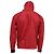 Giacca a vento Moncler con cappuccio e zip in poliammide rossa Rosso - vista 4