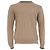 Burberry London Strickpullover aus beiger Baumwolle mit besticktem Logo