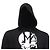 Valentino Garavani Valentino Logo-Print Hoodie aus schwarzer Baumwolle - Ansicht 2