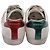 Sneakers Gucci Ace Blade Distressed in pelle bianca Bianco - vista 5
