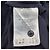 Polo Moncler con grande patch logo in cotone nero - vista 6