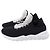 Fendi Low Top Strick-Sneaker aus schwarnem Neopren Schwarz - Ansicht 4