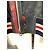 Dolce & Gabbana DG Logo Varsity Bomber Jacket in Multicolor Lamb Leather  Red Dark red - view 12