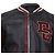 Dolce & Gabbana DG Logo Varsity Bomber Jacket in Multicolor Lamb Leather  Red Dark red - view 2