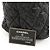 Borsa Tote 2way Chanel Coco Cocoon in nylon Nero Bordò - vista 9