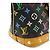 Borsa Louis Vuitton Alma Monogram Multicolor Nero - vista 8