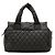 Borsa Tote Chanel Coco Cocoon in nylon e pelle Marrone