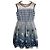 Autre Marque Chesty Organ Spitzenkleid Blau