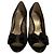 Autre Marque Décolleté open toe con fiocco in camoscio Ginza Kanematsu Nero - vista 4