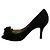Autre Marque Décolleté open toe con fiocco in camoscio Ginza Kanematsu Nero - vista 6